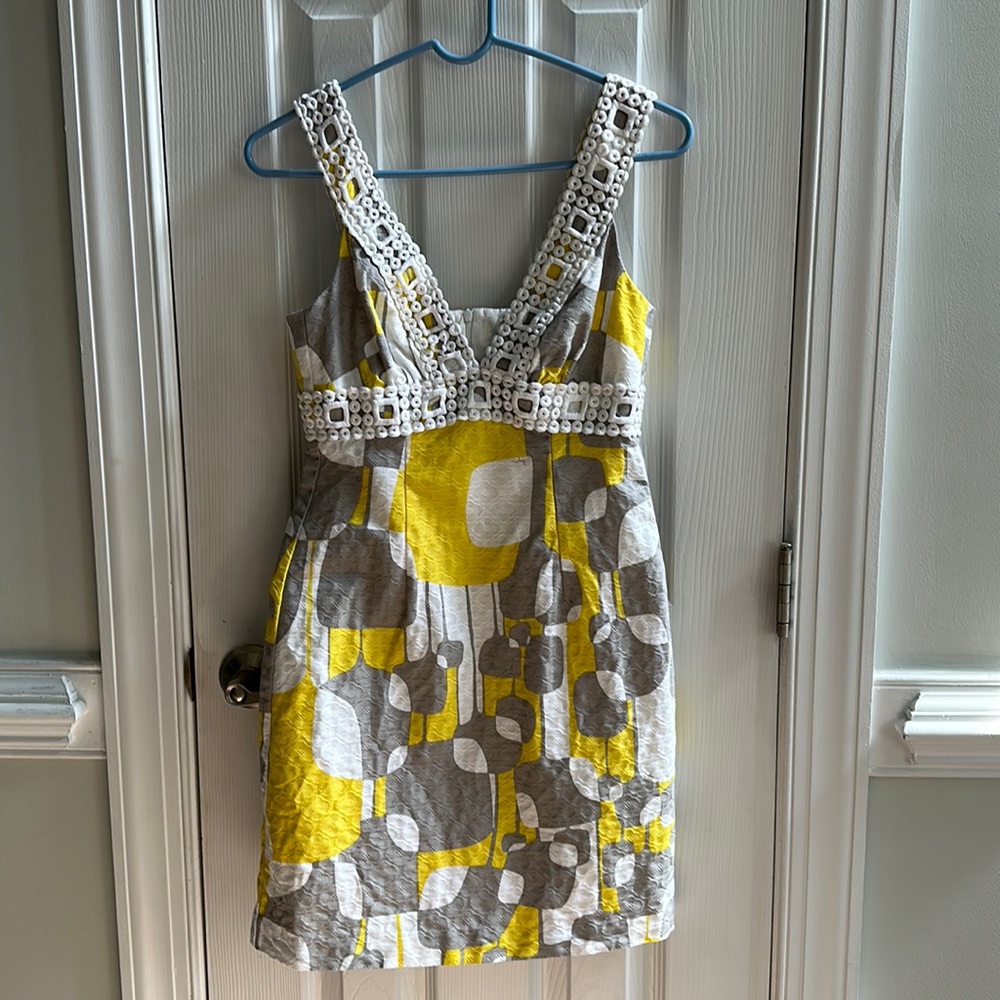Trina Turk geometric print dress size 0